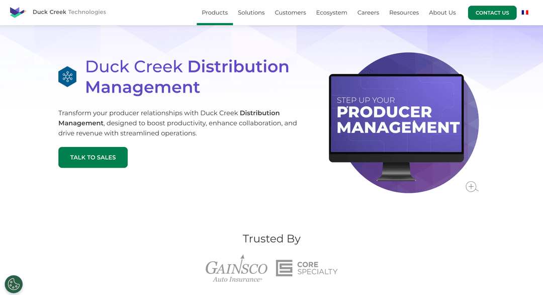 Duckcreek Distribution Management